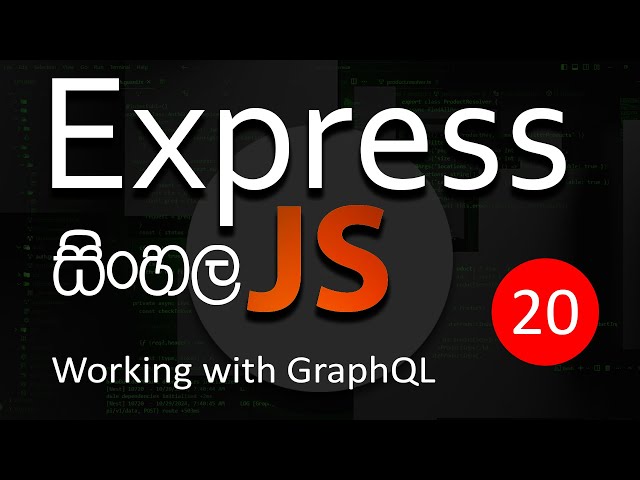 🔥Node Express Js | Sinhala | 2025 | Part 20 | GraphQL Apollo Server | AUK Learning Center