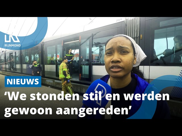 Inzittende trambotsing: 'We werden gewoon aangereden' | Rijnmond