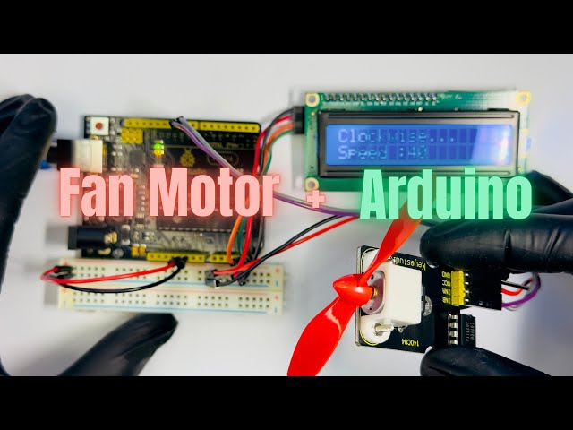 Arduino Tutorial: How to use Fan Motor Sensor with Arduino. #arduino #arduinoproject #motor #diy