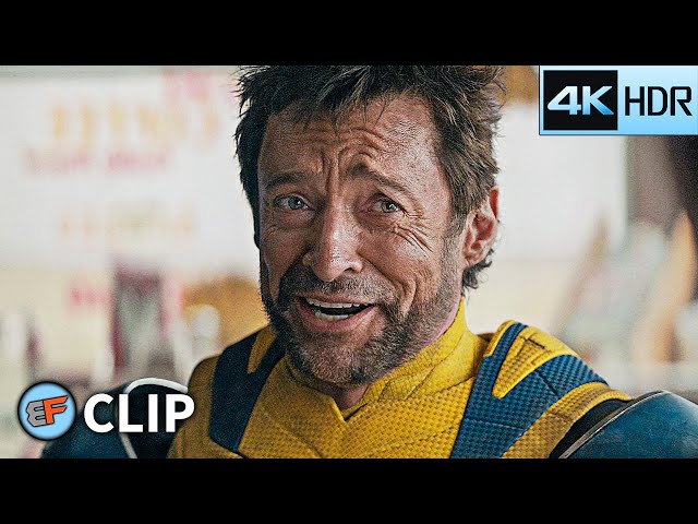 "F**k the Avengers" - Diner Scene | Deadpool & Wolverine (2024) 4K HDR Movie Clip