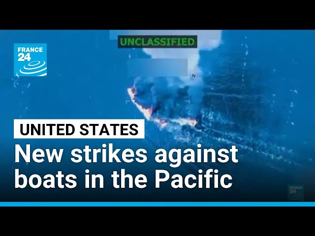 US kills eight in strikes on alleged narco-trafficking vessels in eastern Pacific • FRANCE 24