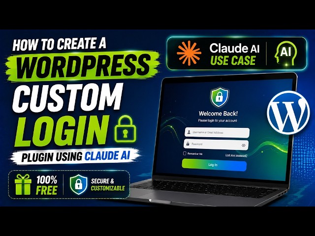 How to Create a WordPress Custom Login Plugin Using Claude AI (Step-by-Step)
