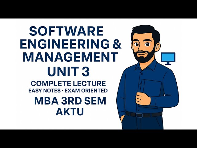 Software Engineering & Management Unit 3 | System Design & Data Management | MBA 3rd Sem AKTU