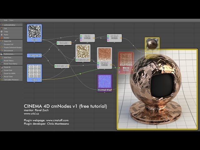 CINEMA 4D cmNodes v1, a new tutorial for free!