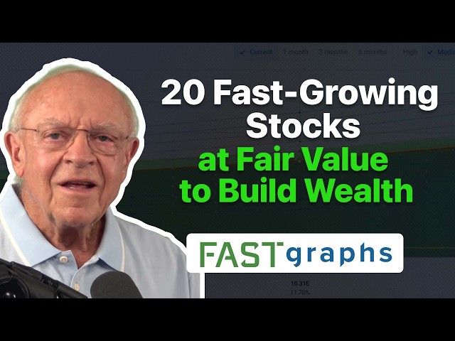 20 Fast-Growing Stocks at Fair Value to Build Wealth | FAST Graphs