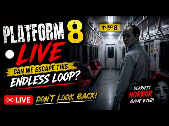 🔥 PLATFORM 8 LIVE 😱 Can We Escape This Endless Horror Loop?