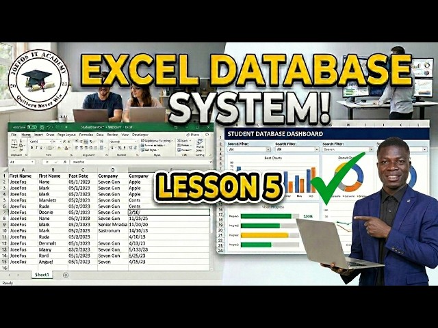How To Build a Student Database System Lesson 5 #codingforbeginners