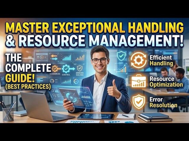 Write Unbreakable Code: Exception Handling & Resource Cleanup | Elite Hope Live