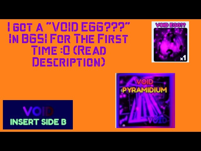 I Got A "VOID EGG???" In BGSI For The First Time :O (Read Description)