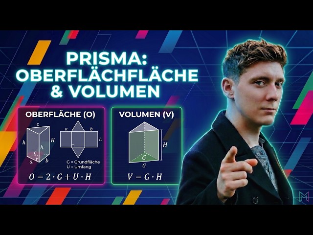Prisma berechnen: Der einfache Trick für Volumen & Oberfläche bei JEDER Form! | MatheSnack