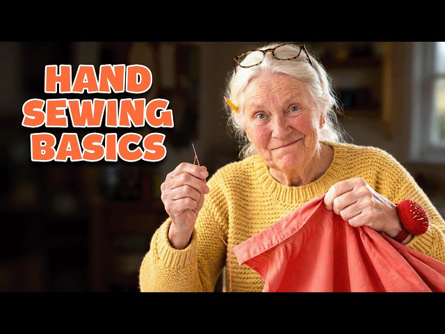How To Sew by HAND — The 4 Stitches That Fix Almost Anything