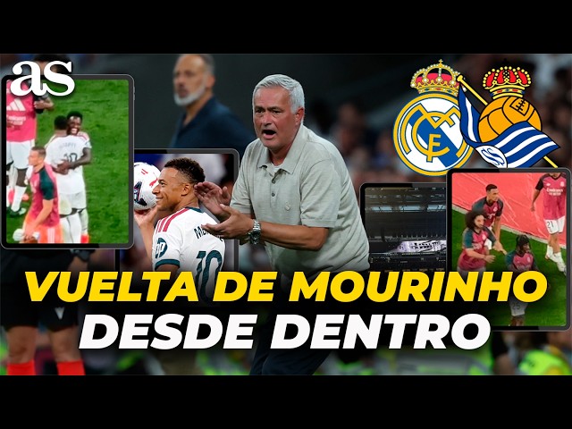 INSIDE: ASÍ vivimos la VUELTA de MOURINHO al BERNABÉU desde DENTRO | REAL MADRID 4-REAL SOCIEDAD 1