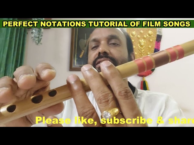 OMALALE KANDU NJAN | PART - 1 | FLUTE TUTORIAL | FLUTE CLASSES | MALAYALAM | PR MURALI
