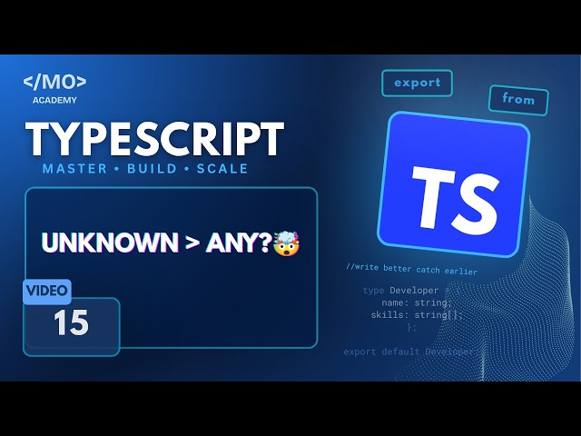 Unknown Type in TypeScript 🚀 | Safer Than any? Complete Guide (2026)