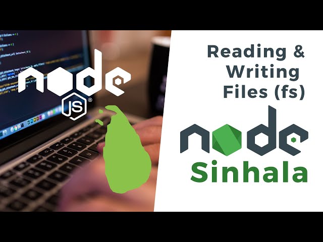 NodeJS Sinhala - Reading & Writing Files (fs)