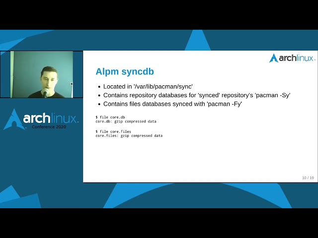 Arch Conf 2020 - pytest-pacman - generating test data for libalpm with Python