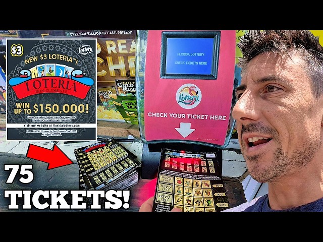 I Bought 75 Loteria Tickets!! - Scratch Life🚀
