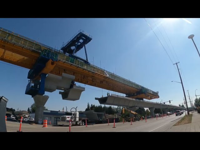 Surrey to Langley Skytrain Construction Video #3