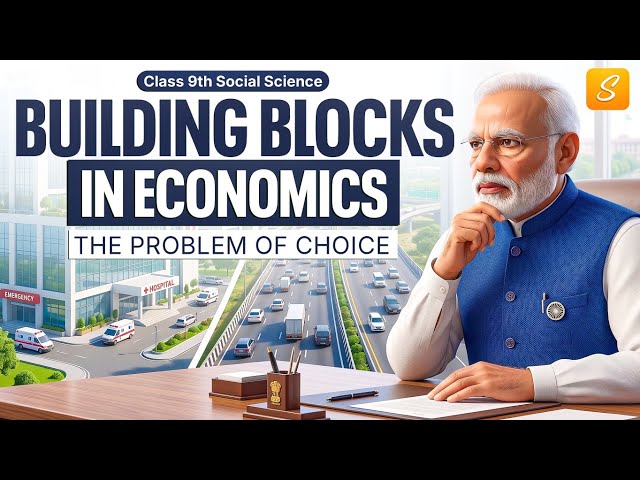 Building Blocks in Economics: The Problem of Choice Class 9 (Animation) | Class 9 SST Chapter 8 