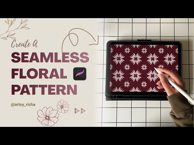 Create a Seamless Floral Pattern in Procreate | Easy Step-by-Step Tutorial