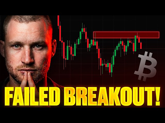 Bitcoin Rejected Again (Is A Bigger Drop Coming?)