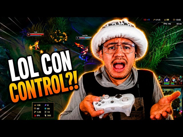 LEAGUE OF LEGENDS but with a CONTROLLER 🎮