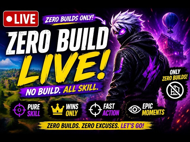 💀 DO I GET THE DUB OR ABSOLUTELY CHOKE? 😭 | Fortnite Zero Build LIVE