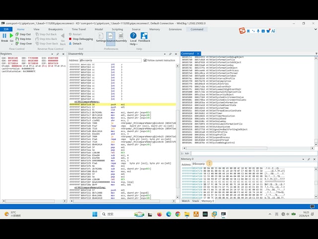 Practical Malware Analysis: Kernel Debugging with WinDbg (Lab 10-2)