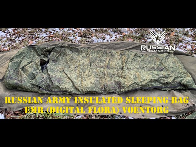 Russian ECWCS - Russian Army Insulated Sleeping Bag EMR (Digital Flora) Voentorg