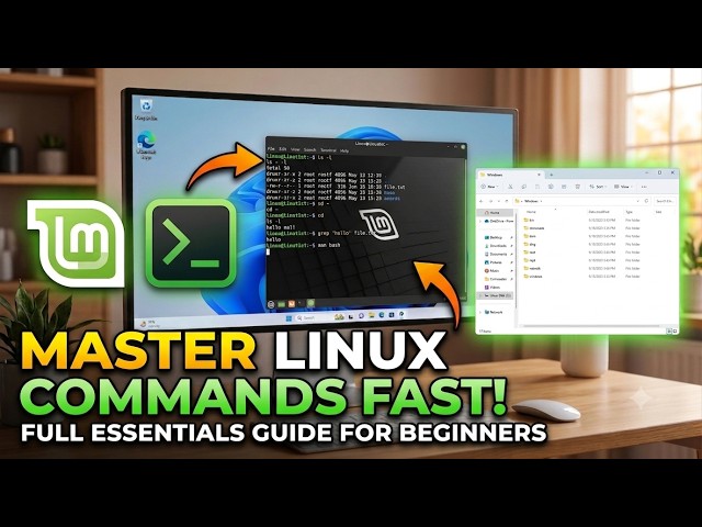 Basic Linux Commands - Straightforward Tutorial (Learn in 11 Minutes)
