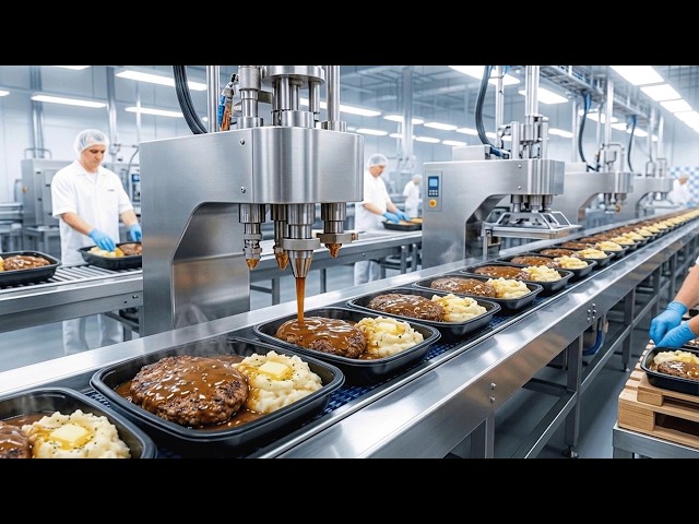 How Are Frozen TV Dinners Made | Inside The Factory