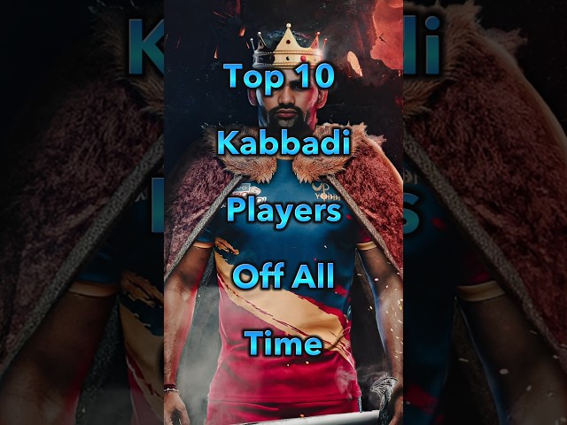 🤯 Top 10 Kabbadi Players Off All Time || #shorts #kabbadi #top10