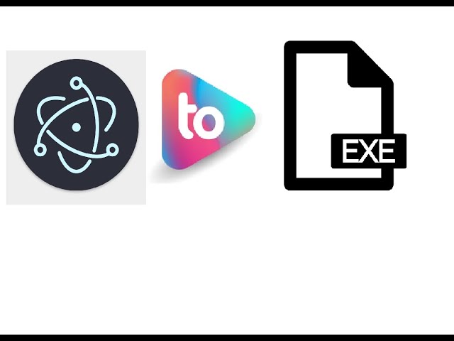 how to convert your electron project into an actual software for pc!!!