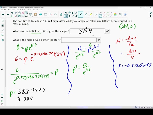Section 11   Exponential & Logarithmic Models