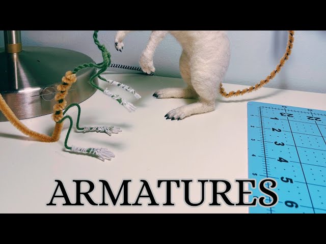 Needle Felting - Armatures for Small Animals #video #needlefelting #tutorial #felted #art #artist