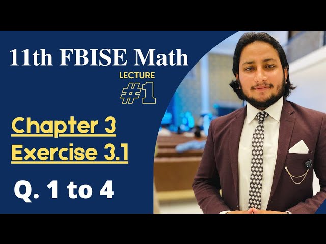 11th Class Math || Ch 3 Matrices & Determinants || Exercise 3.1 Question 1 to 4