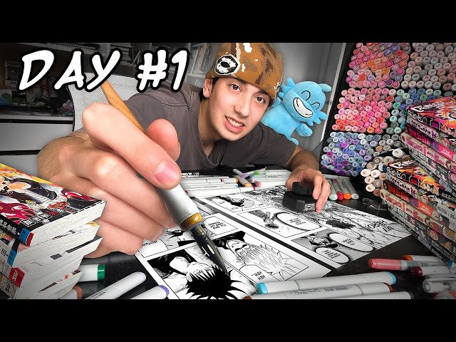 I Made my First MANGA in 1 WEEK!! 👀🎨 (Chapter 1)