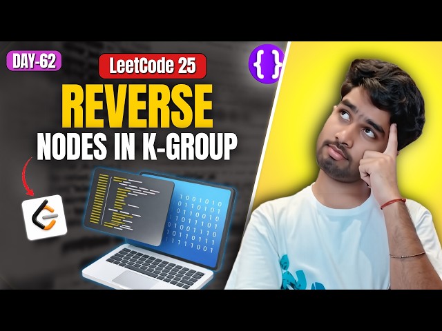 Day 62: LeetCode 25 Reverse Nodes in k-Group | In-Place Reversal | Google | Meta | Top Interview 150