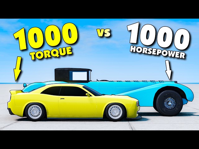 What Makes a Car MORE Powerful - Horsepower or Torque? (Automation | BeamNG Multiplayer)