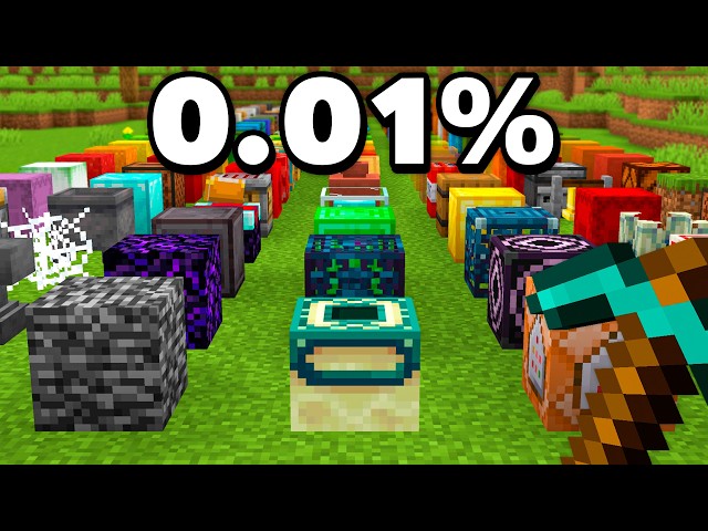 I Got All the Illegal Blocks in Minecraft Survival