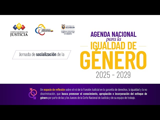 Socialization Session - National Agenda for Gender Equality