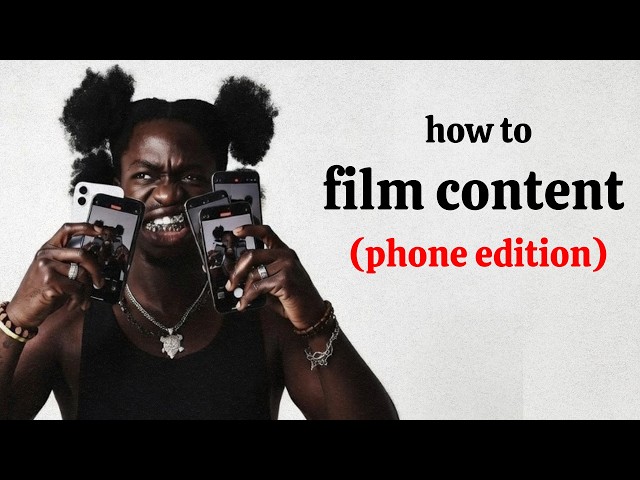 How to film viral music content (ON A PHONE)