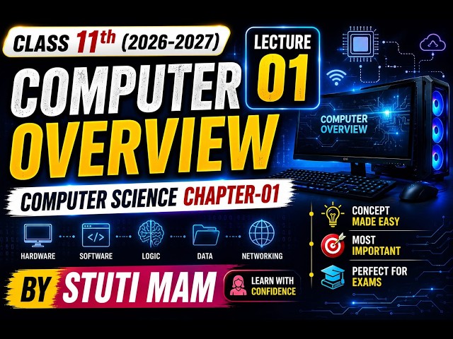 Computer Overview (01) | Class 11th Computer Science Ch- 01