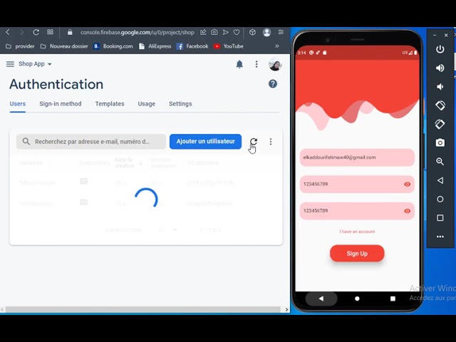 Authentication using Firebase and Flutter