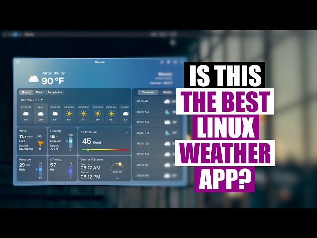 The Mousam Weather App For Linux