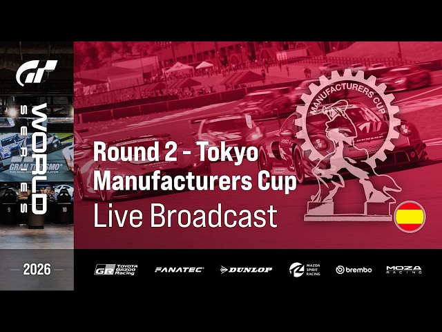 [Español] GT World Series 2026 | Ronda 2 - Tokio | Manufacturers Cup
