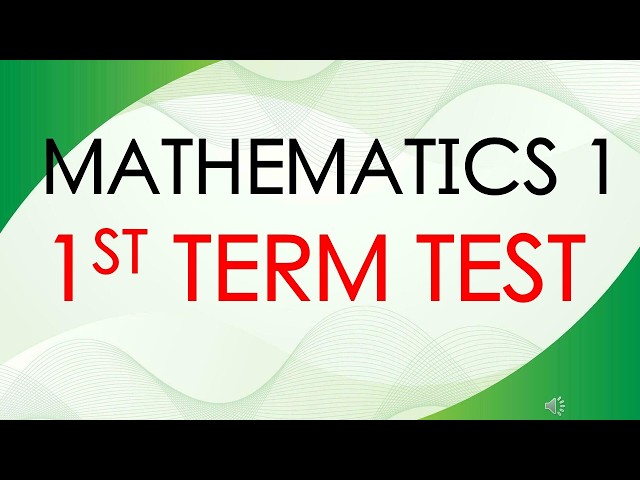 MATH GRADE1 1ST TERM TEST REVIEWER