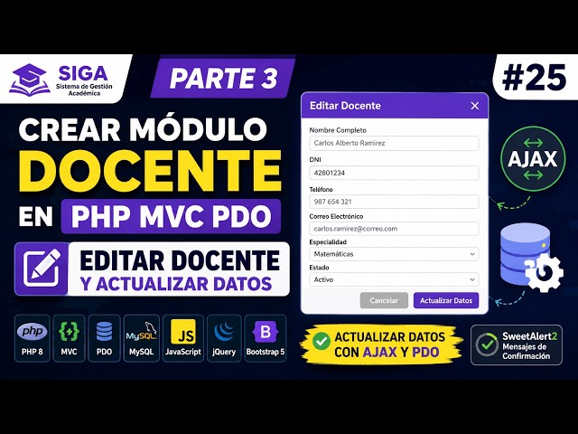 #25 | Create Teacher Module in PHP MVC PDO | Registration, Listing, Editing, and Status (Part 3)