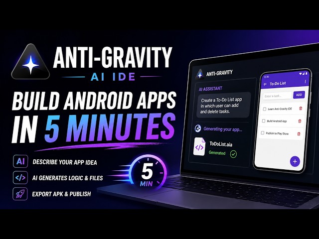 Build a To-Do List App in MIT App Inventor | Anti-Gravity Tutorial