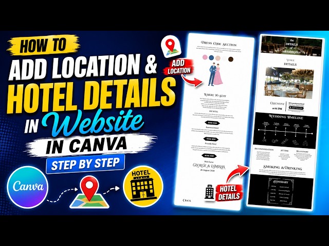 How to Create a Canva Wedding Website & Sell It on Etsy | Complete Guide Step By Step Part 4
